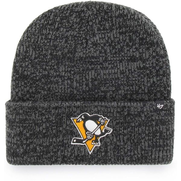 47 NHL Pittsburgh Penguins Brain Freeze CUFF KNIT šedá UNI - Zimní čepice 47