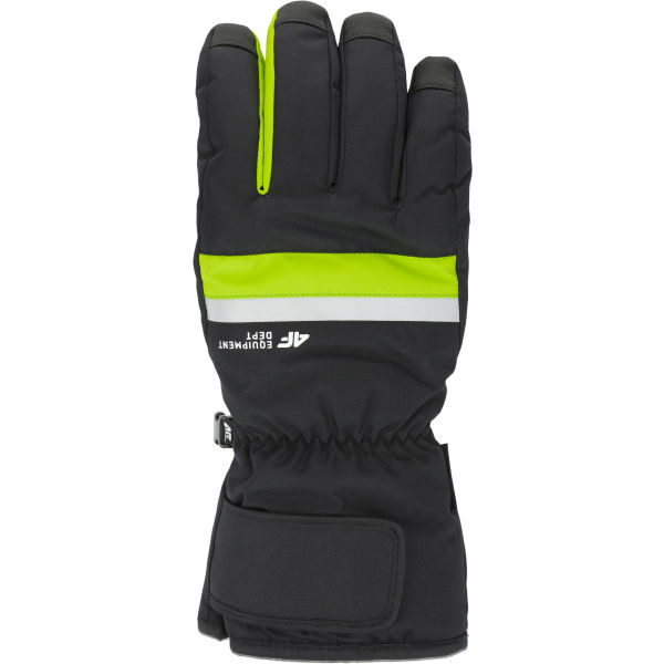 4F SKI GLOVES světle zelená L - Lyžařské rukavice 4F