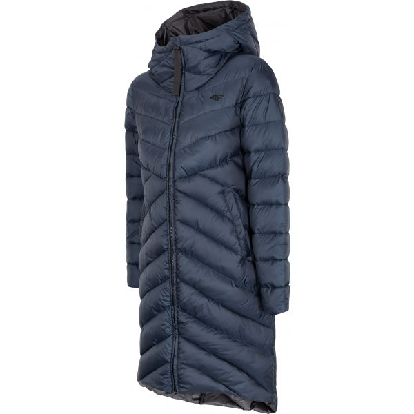 4F WOMEN´S JACKET tmavě modrá XL - Dámský kabát 4F