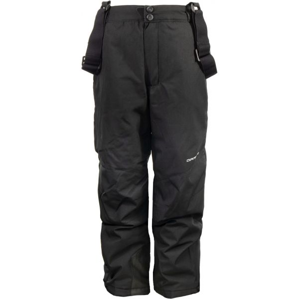 ALPINE PRO FRIDO černá 152-158 - Dětské lyžařské kalhoty ALPINE PRO