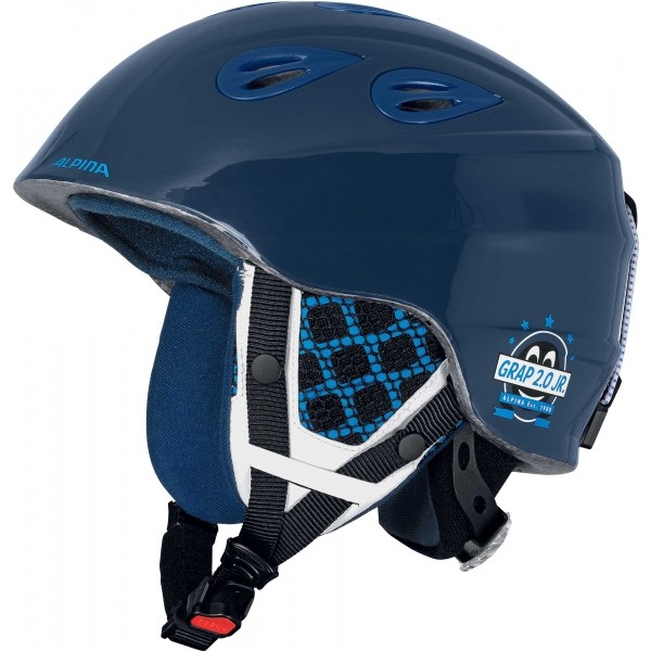 Alpina Sports GRAP 2.0 JR modrá (54 - 57) - Dětská lyžařská helma Alpina Sports