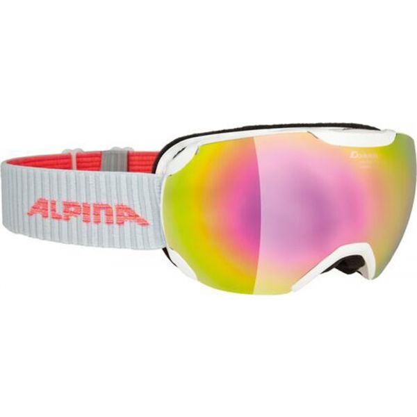 Alpina Sports PHEOS S MM bílá NS - Unisex lyžařské brýle Alpina Sports