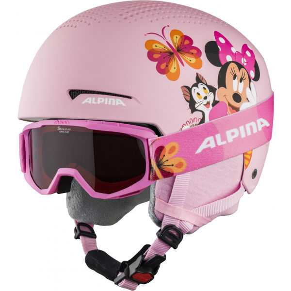 Alpina Sports ZUPO DISNEY SET  (51 - 55) - Dětská lyžařská helma a brýle Alpina Sports