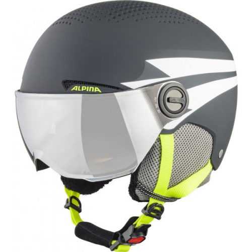 Alpina Sports ZUPO VISOR  (54 - 58) - Dětská lyžařská helma Alpina Sports
