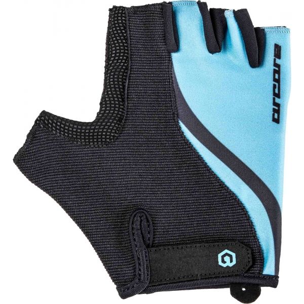 Arcore LEAF modrá M - Letní cyklistické rukavice Arcore