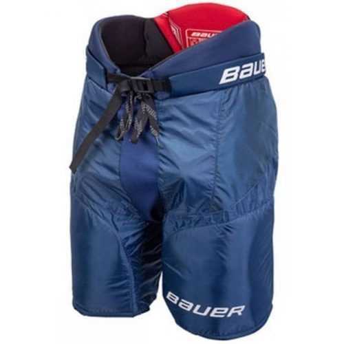 Bauer NSX PANTS JR modrá L - Juniorské hokejové kalhoty Bauer