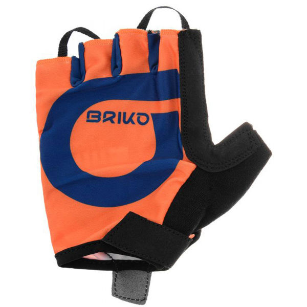 Briko GRANFONDO 5R0 oranžová 2xl - Cyklistické rukavice Briko