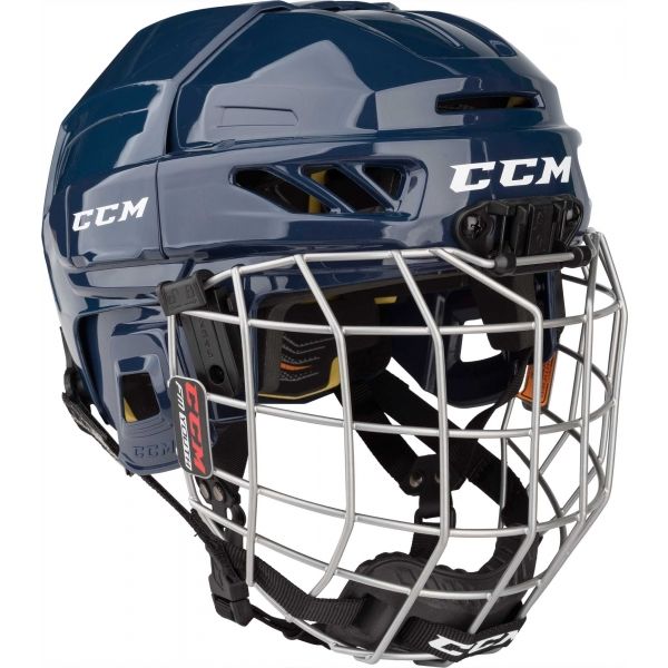 CCM FITLITE 3DS COMBO YT modrá NS - Dětská hokejová helma CCM