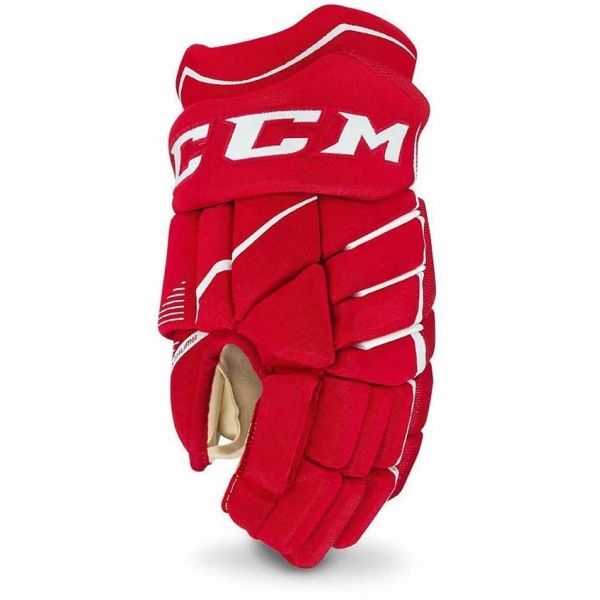 CCM JETSPEED 370 JR červená 10 - Dětské hokejové rukavice CCM