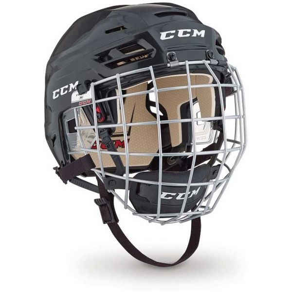 CCM TACKS 110 COMBO SR černá (50 - 54) - Hokejová helma CCM