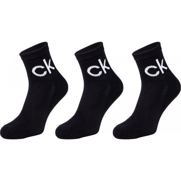 Calvin Klein MEN QUARTER 3P LOGO JASON   - Pánské ponožky Calvin Klein