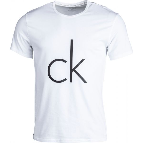 Calvin Klein S/S CREW NECK bílá XL - Pánské tričko Calvin Klein