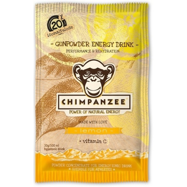 Chimpanzee GUNPOWDER LEMON EN.DRINK 30G   - Energetický nápoj Chimpanzee