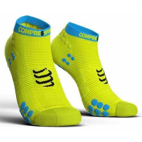 Compressport RACE V3.0 RUN LO žlutá T4 - Běžecké ponožky Compressport