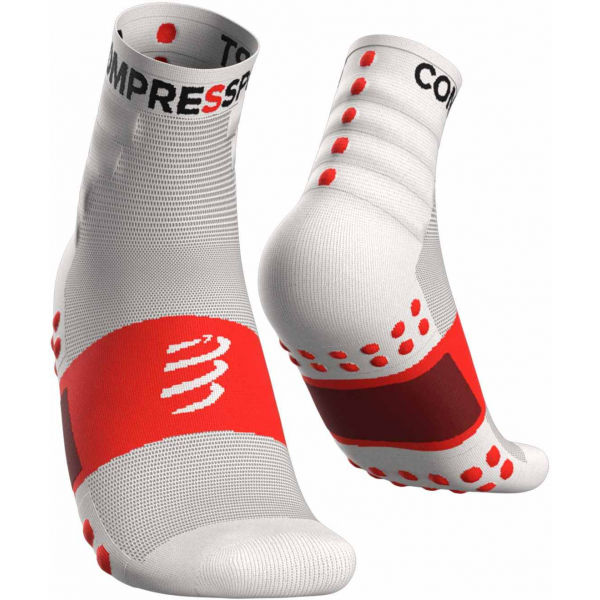 Compressport TRAINING SOCKS 2-PACK bílá T3 - Sportovní ponožky Compressport