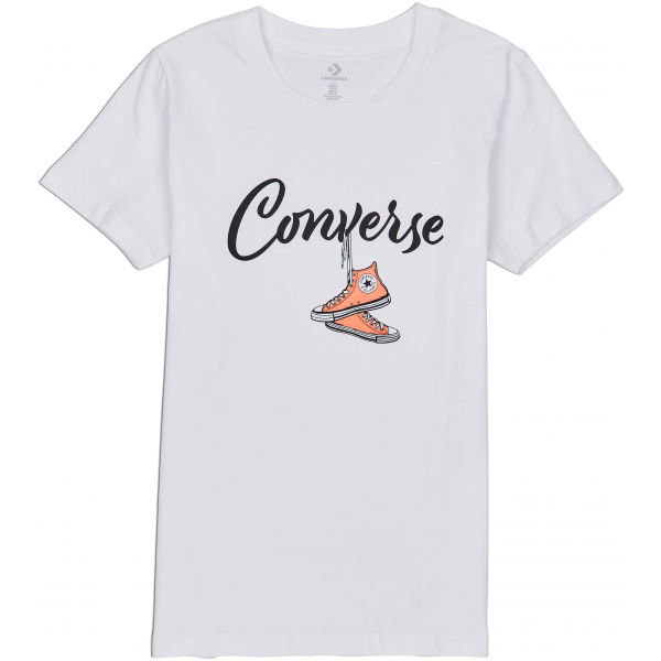 Converse HANGIN OUT CHUCK CLASSIC TEE  XS - Dámské tričko Converse