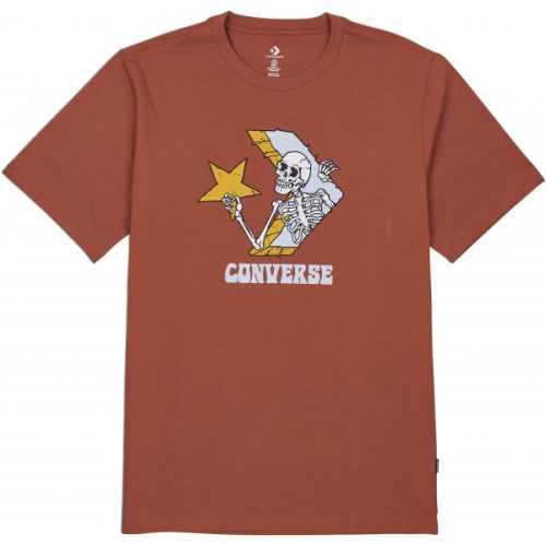 Converse SKULL GRAPHIC LOGO 1 SHORT SLEEVE TEE  L - Pánské triko Converse