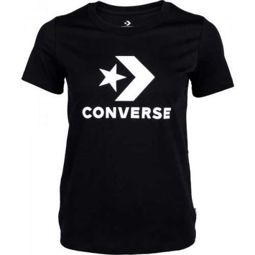 Converse STAR CHEVRON TEE černá M - Dámské tričko Converse