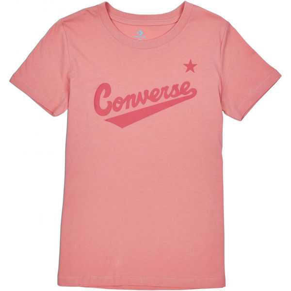 Converse WOMENS NOVA CENTER FRONT LOGO TEE  S - Dámské tričko Converse