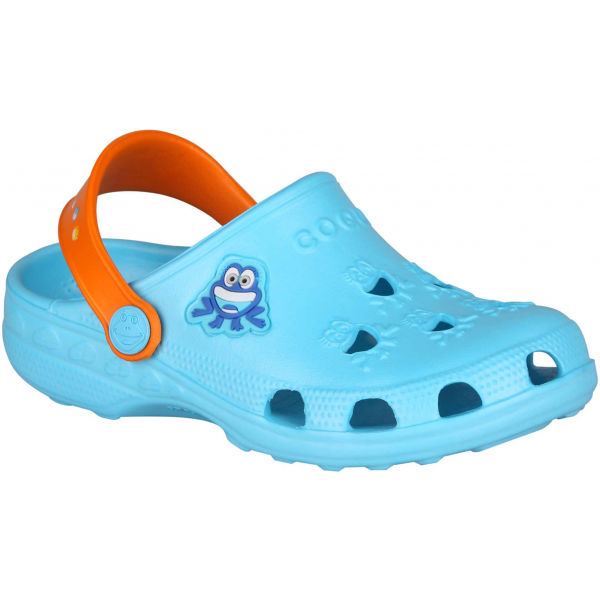 Coqui LITTLE FROG modrá 31/32 - Dětské sandály Coqui