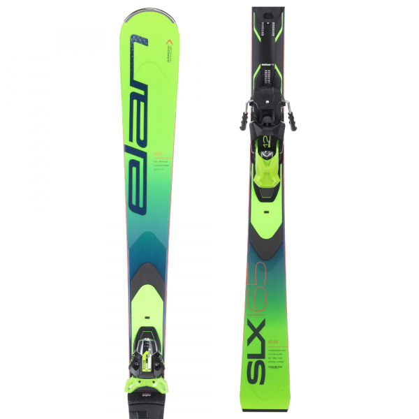 Elan SLX FUSION X + EMX 12  165 - Unisexové sjezdové lyže Elan
