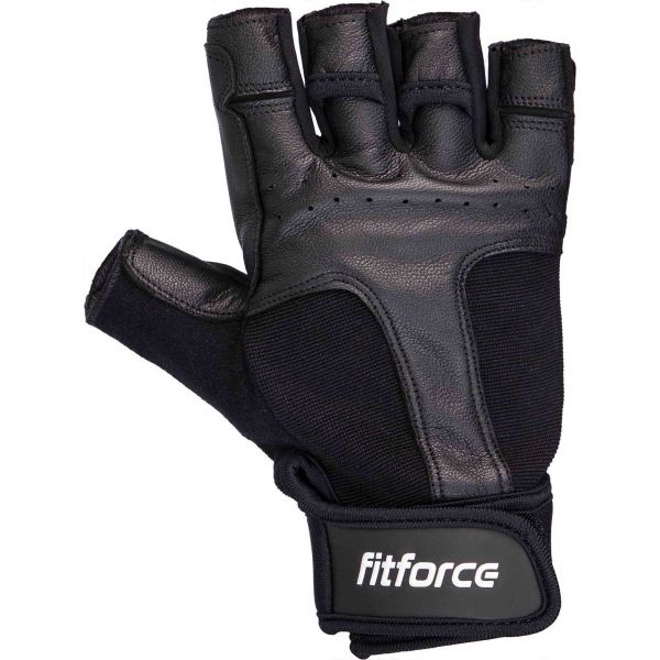 Fitforce BURIAL černá XL - Fitness rukavice Fitforce