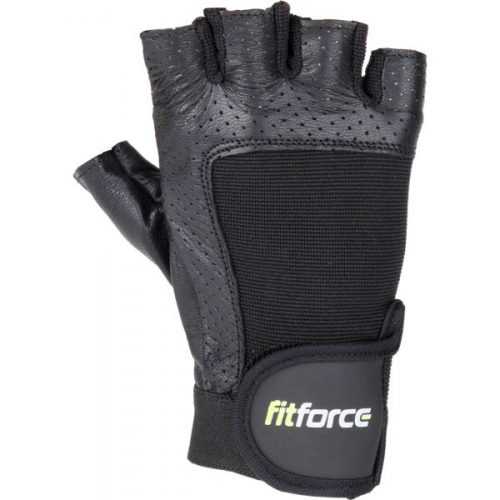 Fitforce PFR01 černá S - Fitness rukavice Fitforce