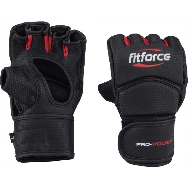 Fitforce PRO POWER  M - MMA bezprsté rukavice Fitforce