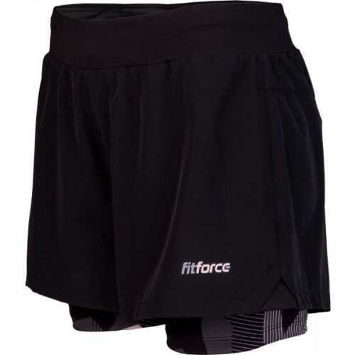 Fitforce RAPHA černá L - Dámské fitness šortky Fitforce