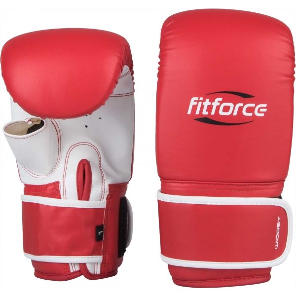Fitforce WIDGET červená M - Boxerské rukavice Fitforce
