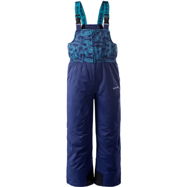 Hi-Tec HOREMI KIDS modrá 128 - Dětské lyžařské kalhoty Hi-Tec