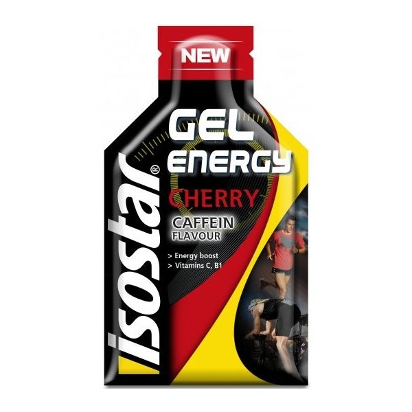 Isostar GEL 35G černá  - Energetický gel Isostar