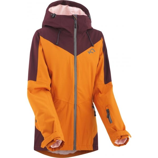 KARI TRAA BUMP oranžová S - Dámská lyžařská bunda KARI TRAA