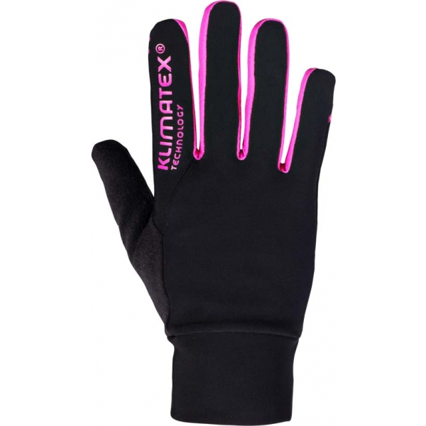 Klimatex SANYOT růžová L - Strečové prstové rukavice Klimatex