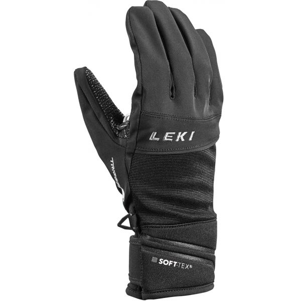 Leki SLATE S černá 10.5 - Sjezdové rukavice Leki
