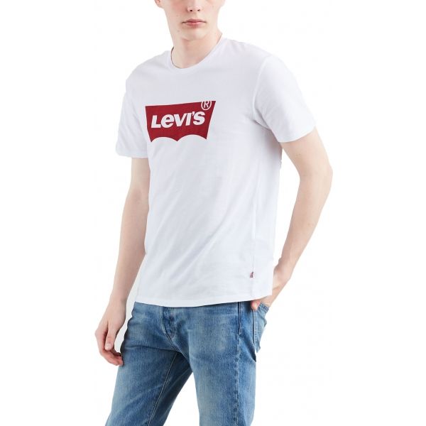 Levi's GRAPHIC SET-IN NECK bílá XL - Pánské tričko Levi's