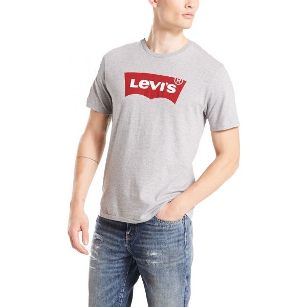 Levi's GRAPHIC SET-IN NECK šedá M - Pánské tričko Levi's