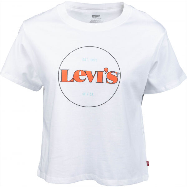 Levi's GRAPHIC VARSITY TEE NEW CIRCLE  L - Dámské tričko Levi's