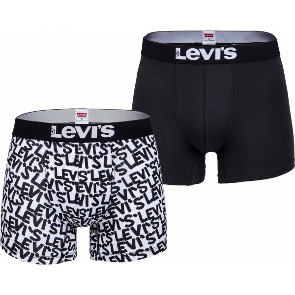 Levi's MEN SCRIBBLE LOGO BOXER BRIEF 2P  XL - Pánské boxerky Levi's