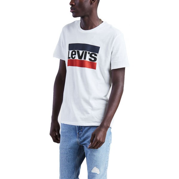 Levi's SPORTSWEAR LOGO GRAPHIC bílá M - Pánské tričko Levi's