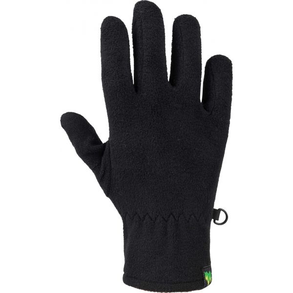Lewro EMILIO černá 8-11 - Dětské fleecové rukavice Lewro