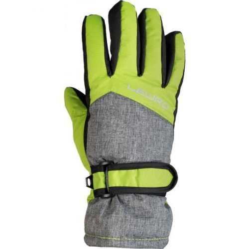 Lewro NALANI zelená 12-15 - Dětské lyžařské rukavice Lewro