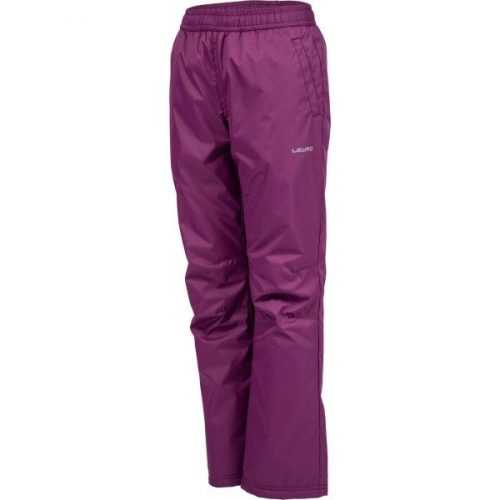 Lewro NAVEA fialová 140-146 - Dětské zateplené kalhoty Lewro