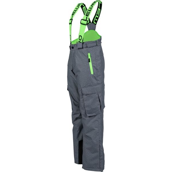 Lewro NILES zelená 152-158 - Dětské snowboardové kalhoty Lewro