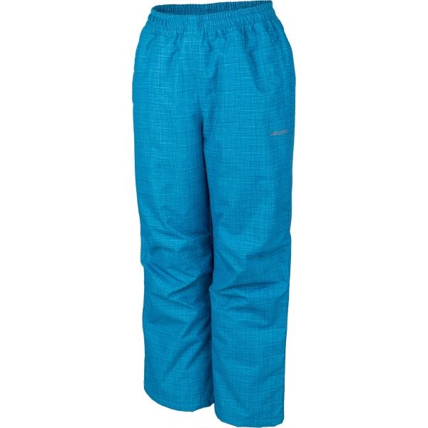Lewro NOY modrá 128-134 - Dětské zateplené kalhoty Lewro