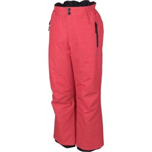 Lewro NUR růžová 116-122 - Dětské lyžařské kalhoty Lewro