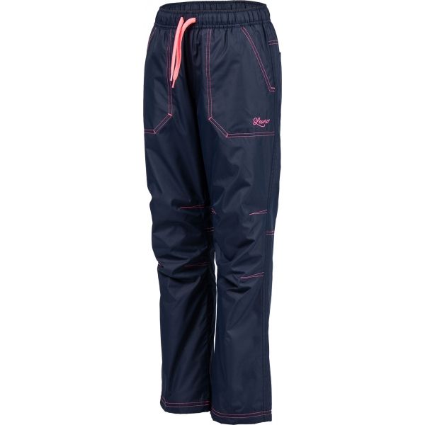 Lewro ZOWIE růžová 164-170 - Dětské zateplené kalhoty Lewro