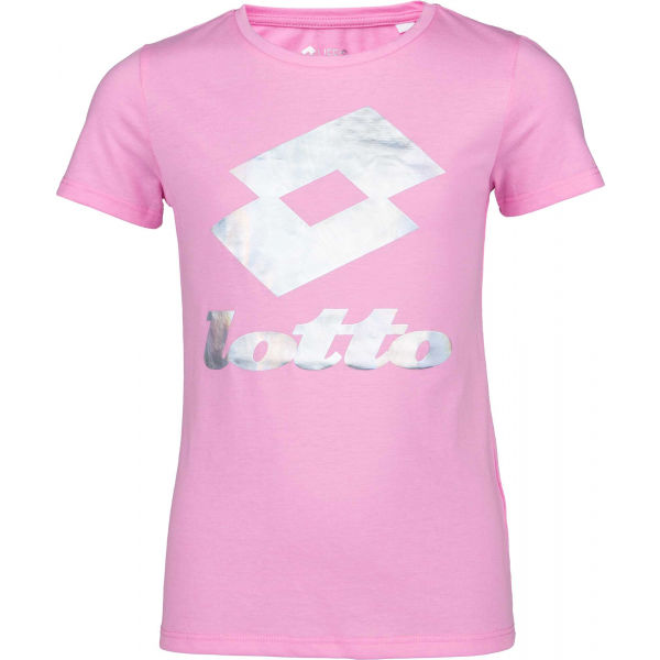 Lotto SMART G TEE JS růžová L - Dívčí tričko Lotto
