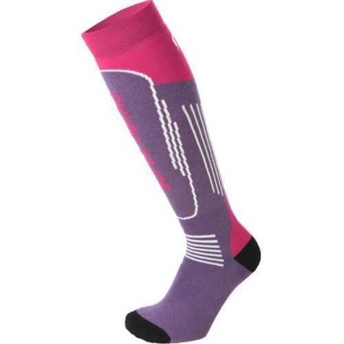 Mico SUPERTHERMO JR fialová M - Dětské lyžařské ponožky Mico