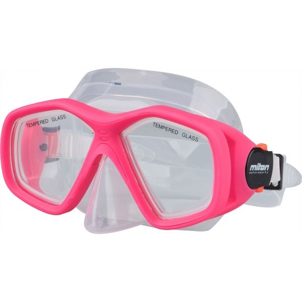 Miton BALI růžová NS - Juniorská potápěčská maska Miton